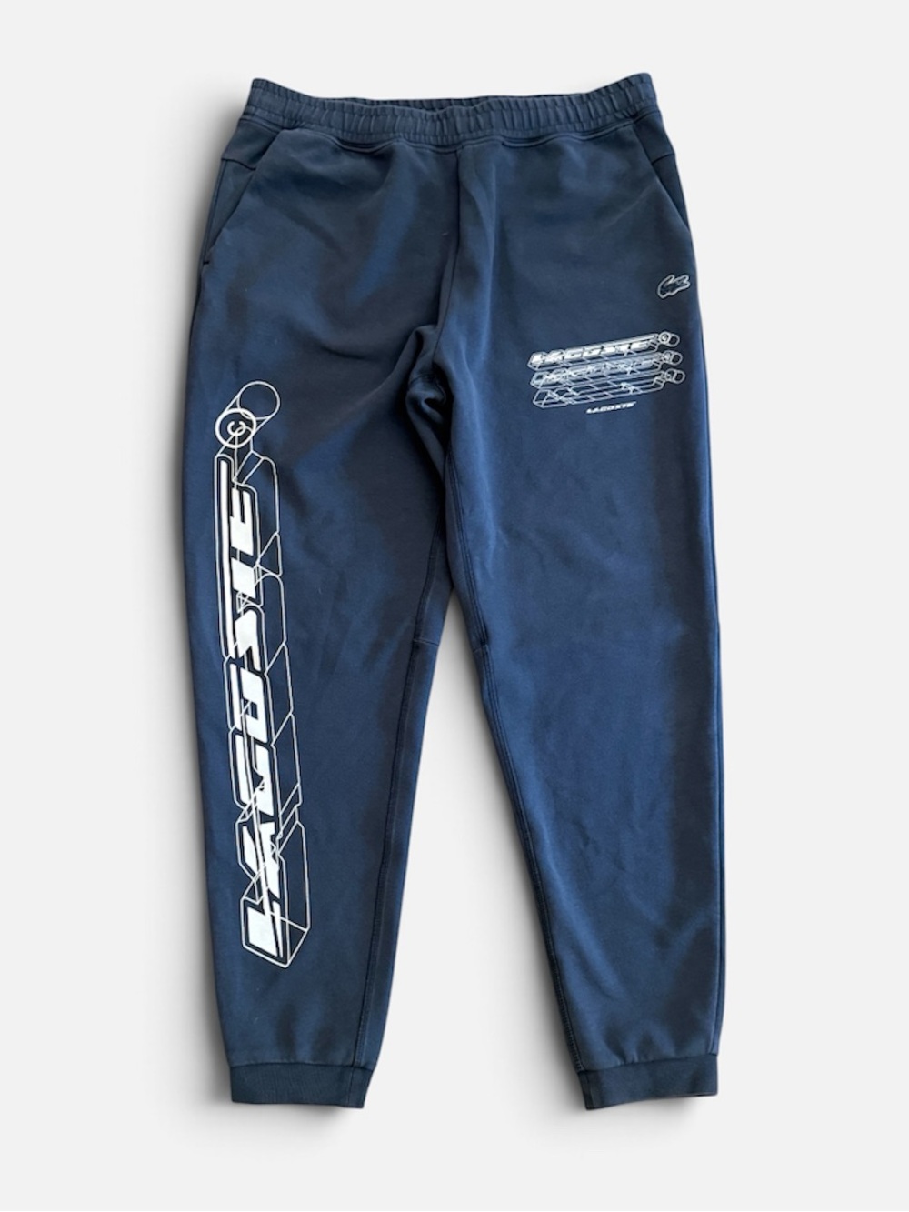 Lacoste - Navy Graphic Jogger Pants